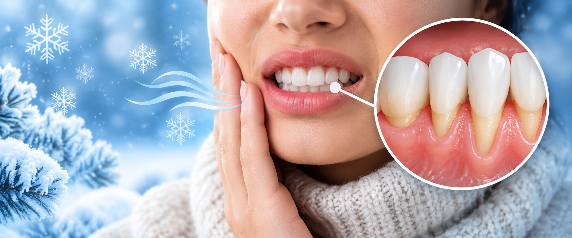 Winter Tooth Sensitivity and Gum Recession